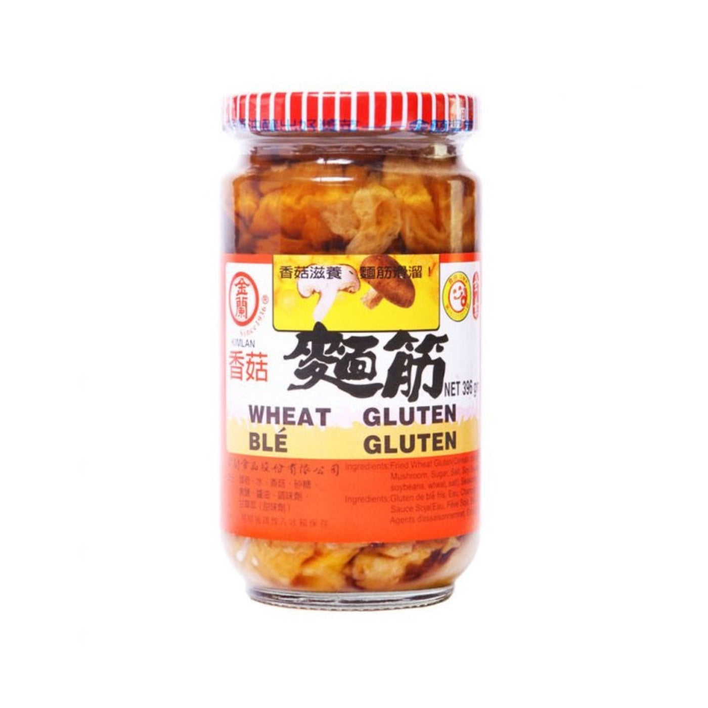 金蘭 香菇麵筋 396g KL Wheat Gluten with Mushroom