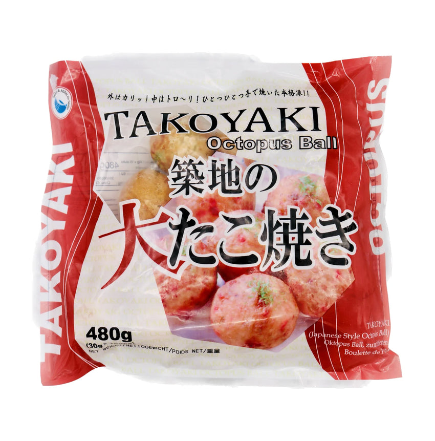 [Promotion Price] Takoyaki Octopus Ball 480g 日式 章魚燒 (30gx16pcs)