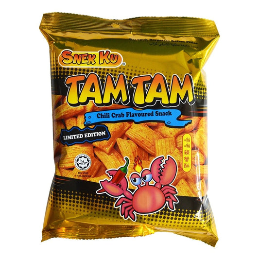 Snekku Tam Tam Chilli Crab Snack 80g 噹噹 辣蟹酥