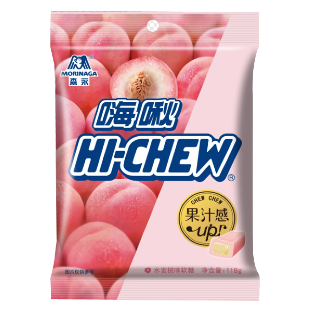 森永 嗨啾軟糖 水蜜桃味 118g Morinaga Hi-Chew Soft Candy Peach Flavour