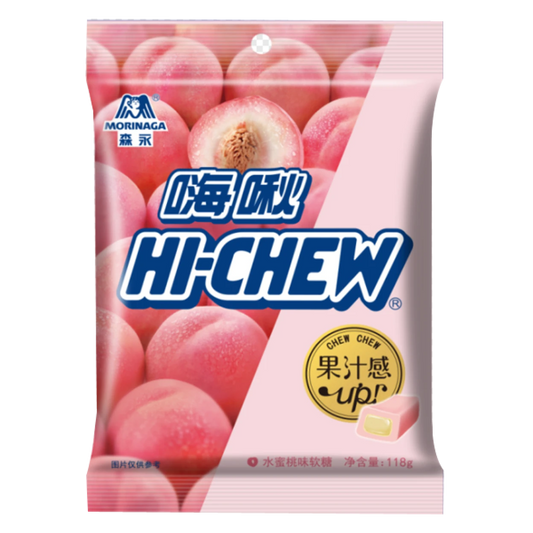 森永 嗨啾軟糖 水蜜桃味 118g Morinaga Hi-Chew Soft Candy Peach Flavour