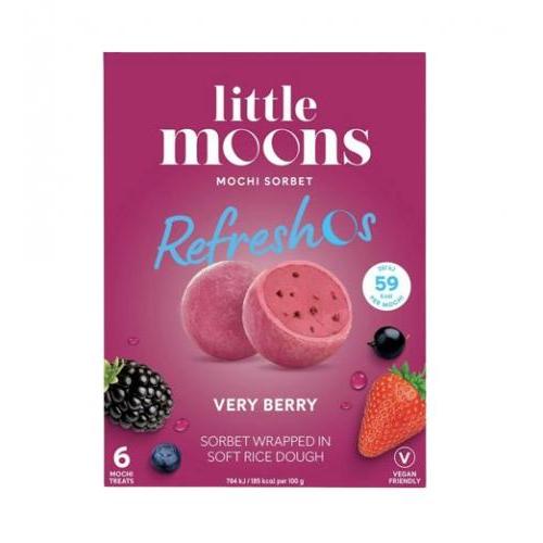 小月亮 雪葩糯米糍 - 雜莓 6x32g Little Moons Sorbet Mochi - Berry (Cambridge Delivery Only)