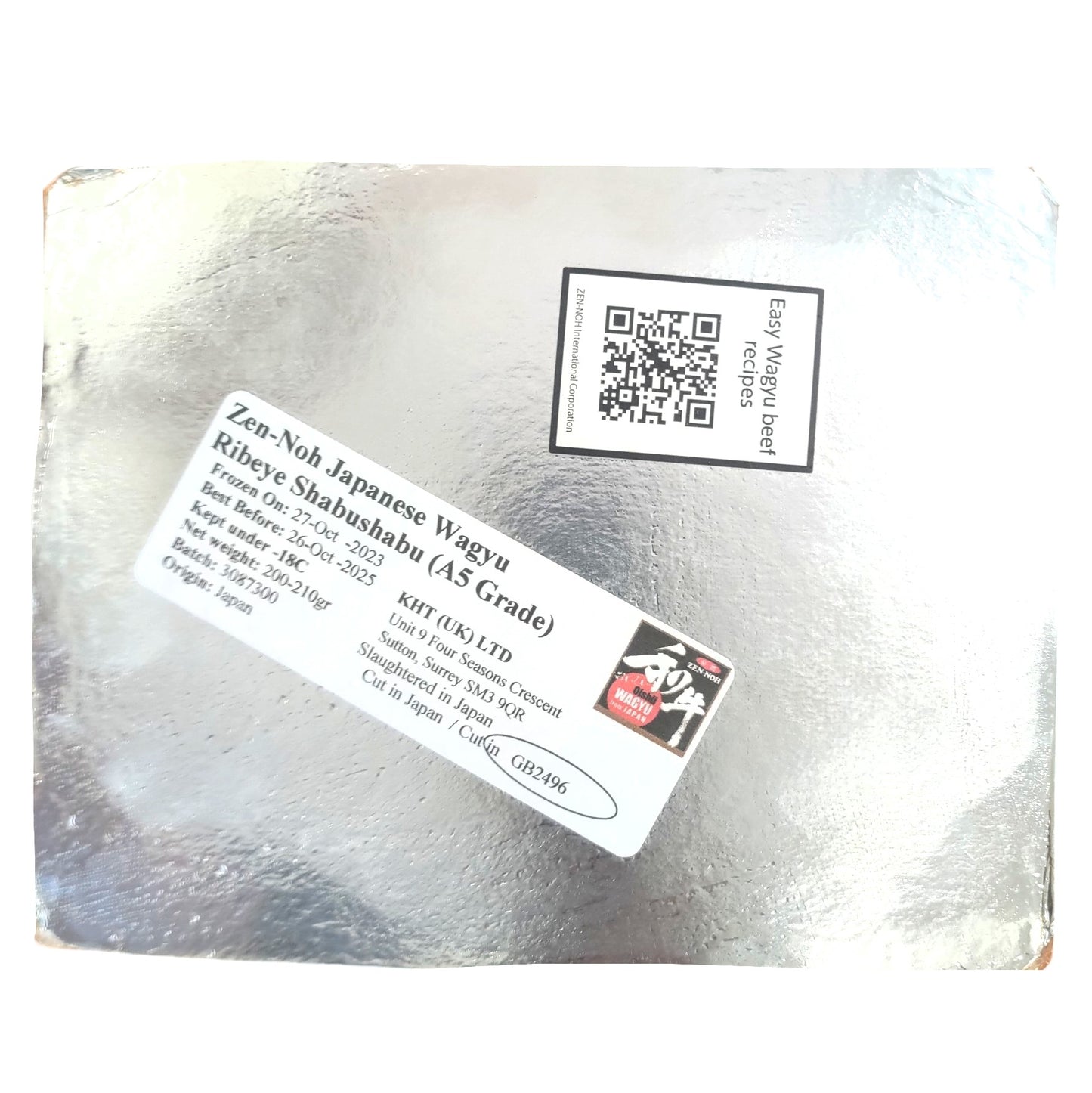 日本A5和牛 (壽喜燒/火鍋) 每包 200-210g A5 Japanese Wagyu Shabu Shabu