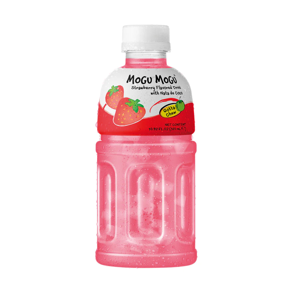Mogu Mogu Drink - Strawberry Flavour 320ml Mogu Mogu 草莓味飲料