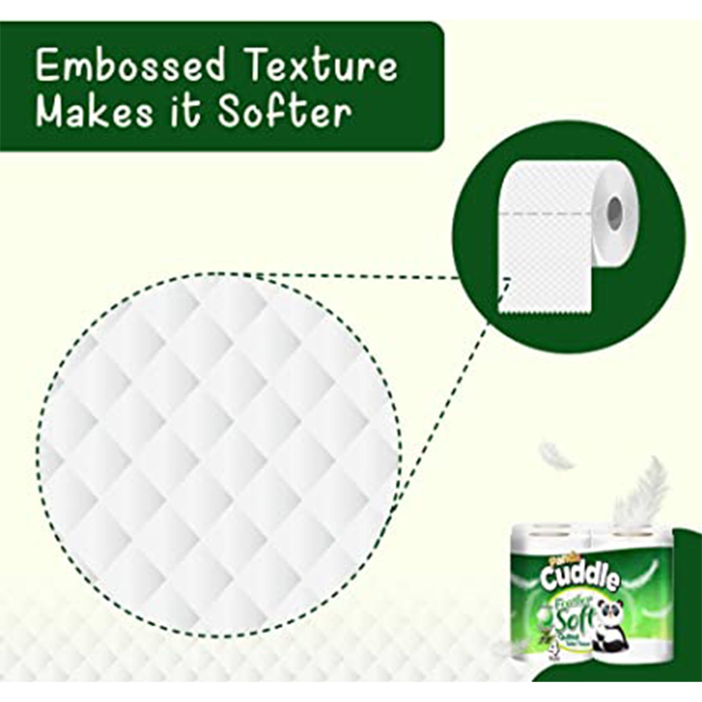 Panda Cuddle Toilet Tissue Rolls 優質衛生紙 4卷裝