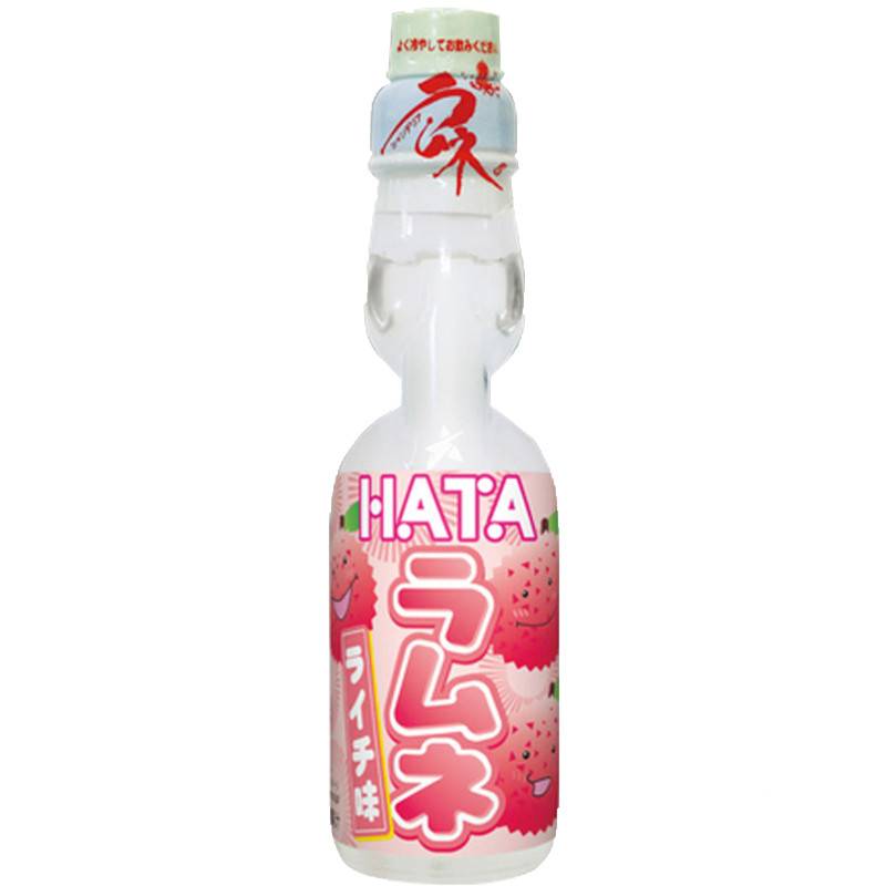 日本波子汽水 荔枝味 200ml HATA Ramune Drink - Lychee