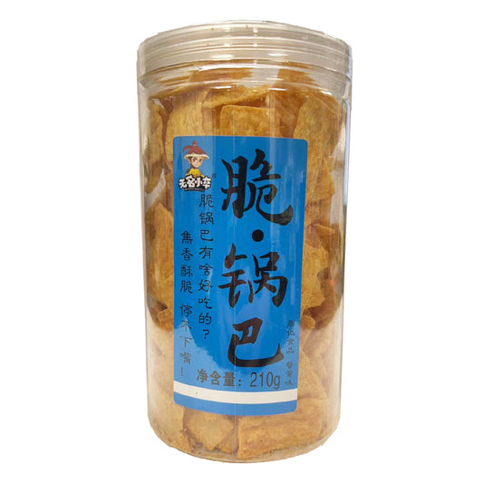 WMXZ Crisp Crust Crab Roe Flav 210g 无名小卒 脆锅巴 蟹黄味