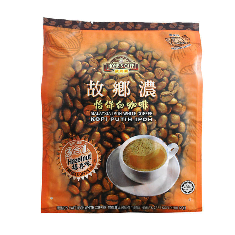 HC 3 in 1 Hazelnut White Coffee 600g 故乡浓 怡保白咖啡 3合1 榛子