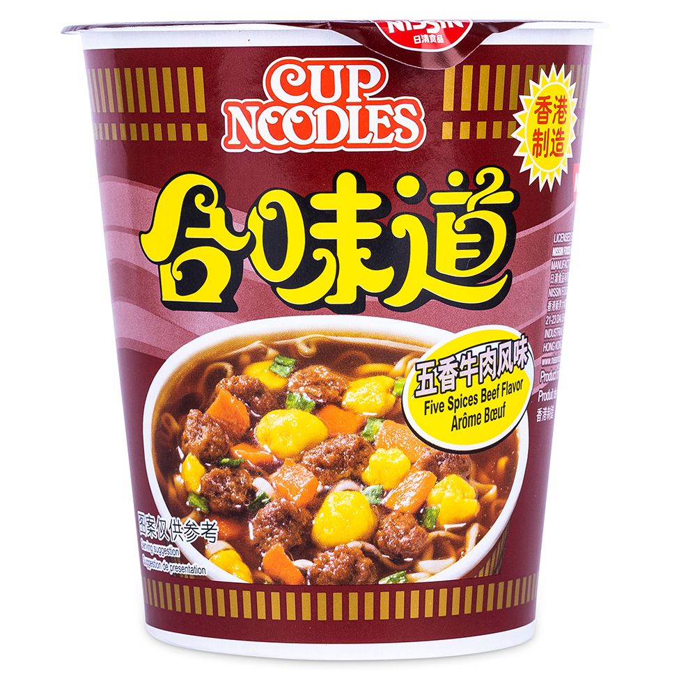合味道杯麵 五香牛肉味 69g Nissin Cup Noodle Beef Flavour