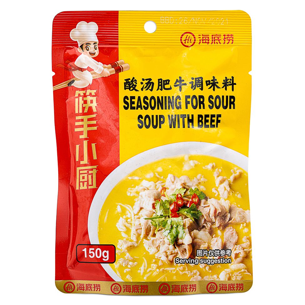 海底撈 酸湯肥牛調味料 150g HDL Seasoning For Sour Soup W/Beef