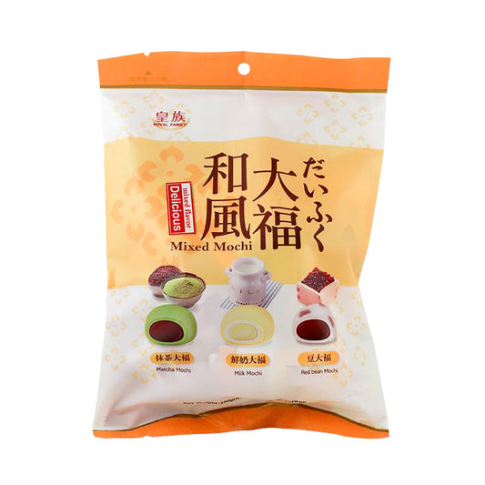 RF Mixed Mochi ( Red Bean Milk Matcha ) 250g 皇族 和风大福 ( 红豆 牛奶 抹茶 )