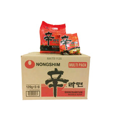 Nongshim Shin Ramyun BOX 120gx5x8 农心 辛辣面 五连包 每箱40包