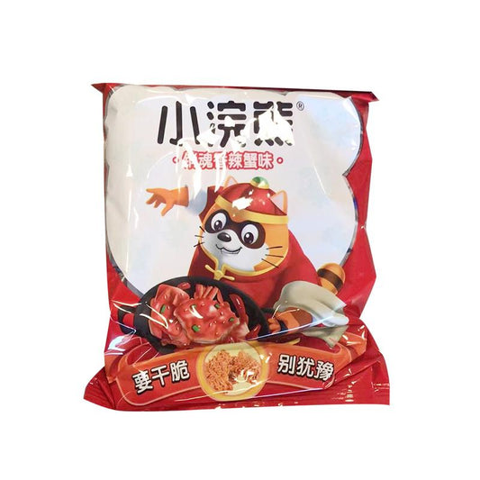 Uni Noodle Snack - Spicy Crab 35g 统一 小浣熊干脆面 - 香辣蟹味