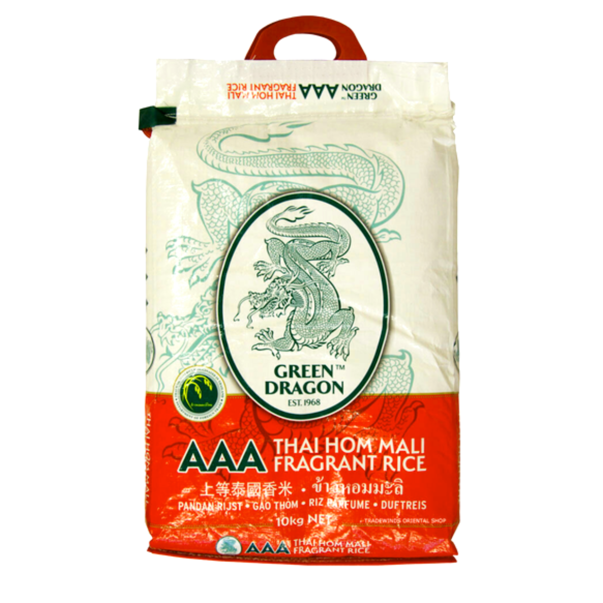 GD Thai Jasmine Fragrant Rice 10kg 青龍 泰国香米