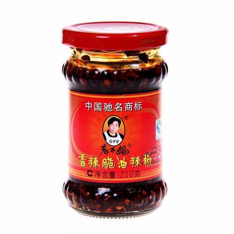 LGM Crispy Chilli in Oil 210g jar 老干妈 香辣脆油辣椒