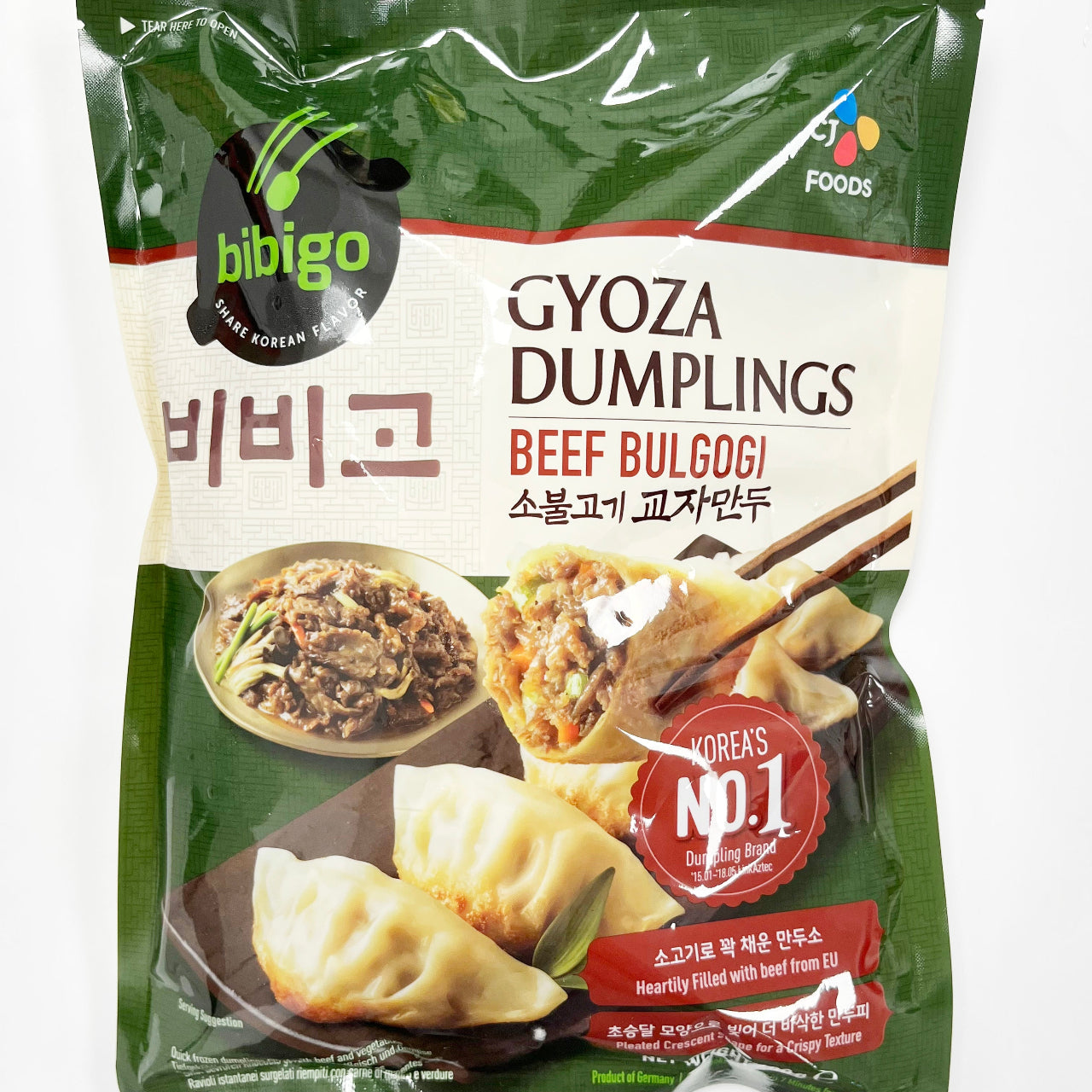 CJ Bibigo Beef Bulgogi Gyoza Dumpling 600g 希杰 必品阁 烤肉煎饺