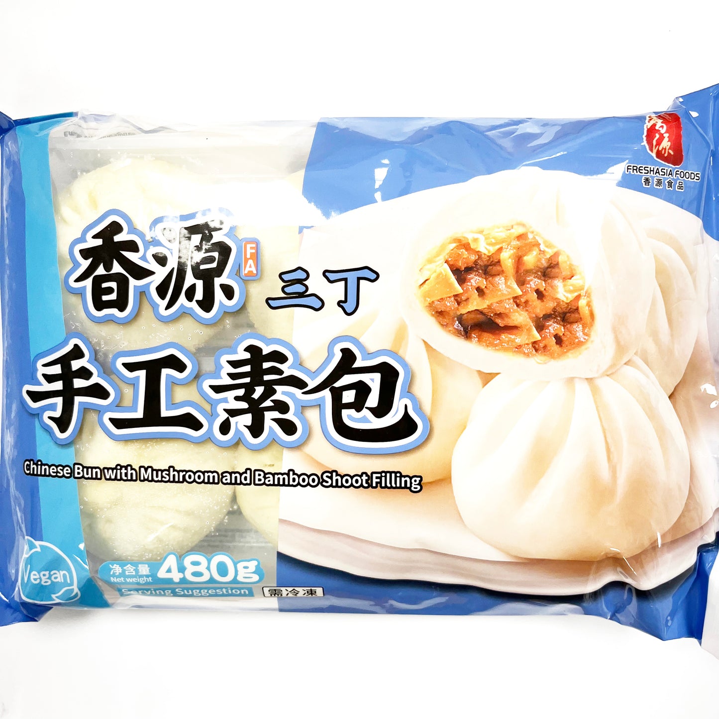FA Mushroom & Bamboo Shoot Bun 480g 香源 三丁包