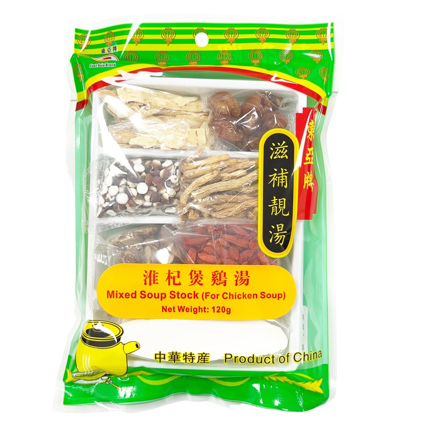 EA Tonic Soup Stock (For Chicken Soup) 120g 东亚 淮杞煲鸡汤