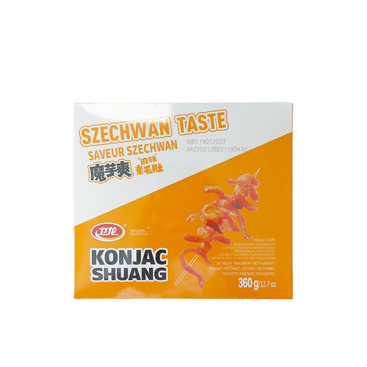 WL Konjac Strip - Szechwan Taste 360g 卫龙 魔芋爽 - 麻辣素毛肚 盒装