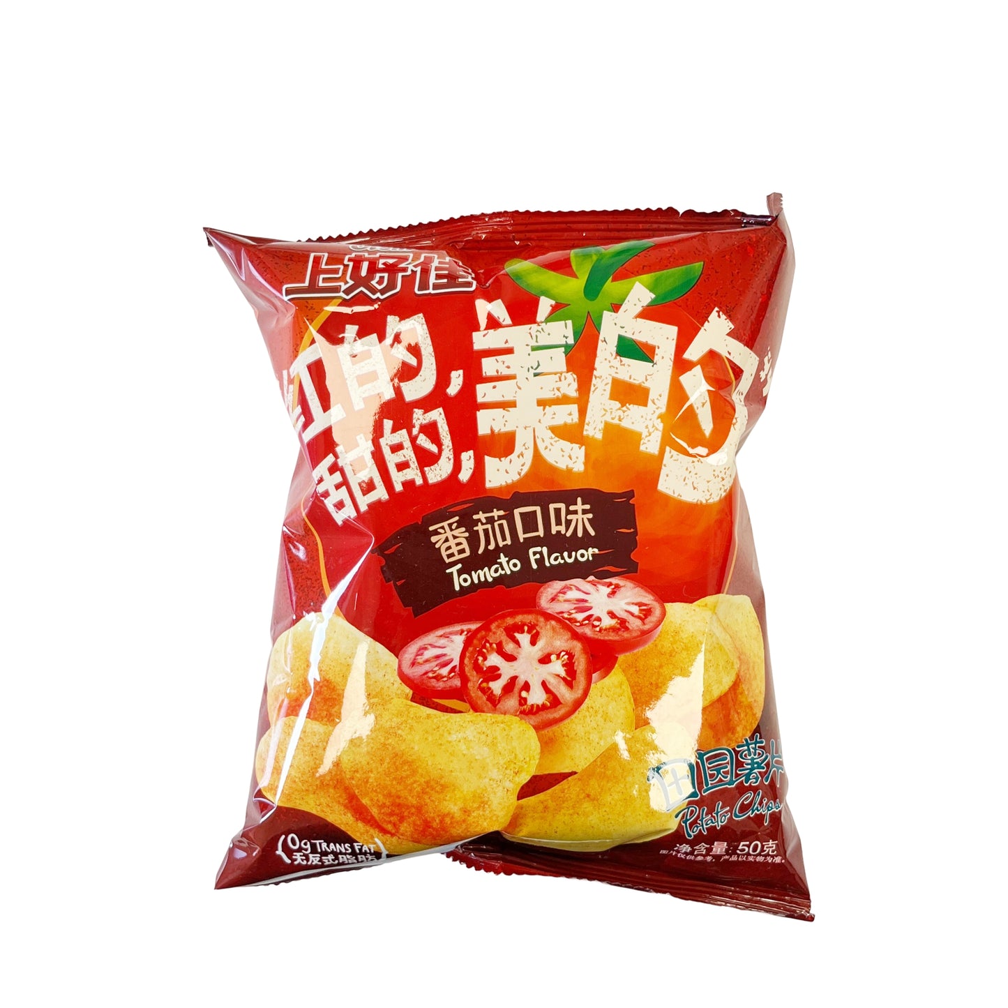 Oishi Potato Chips - Tomato Flavour 50g 上好佳薯片 - 番茄口味