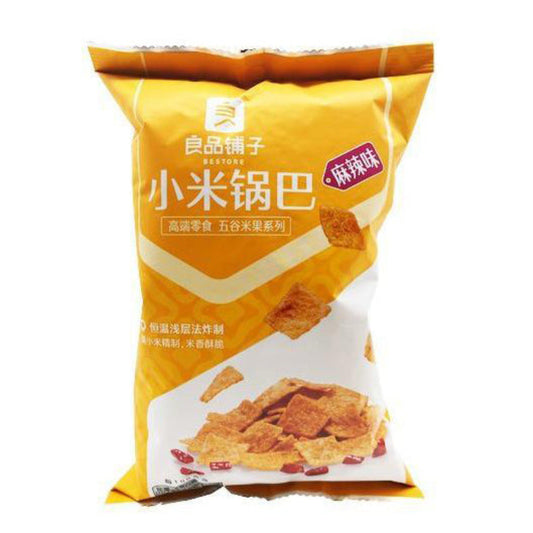 BS Xiaomi Millet Crisp - Hot & Spicy 90g 良品铺子 小米锅巴 - 麻辣味