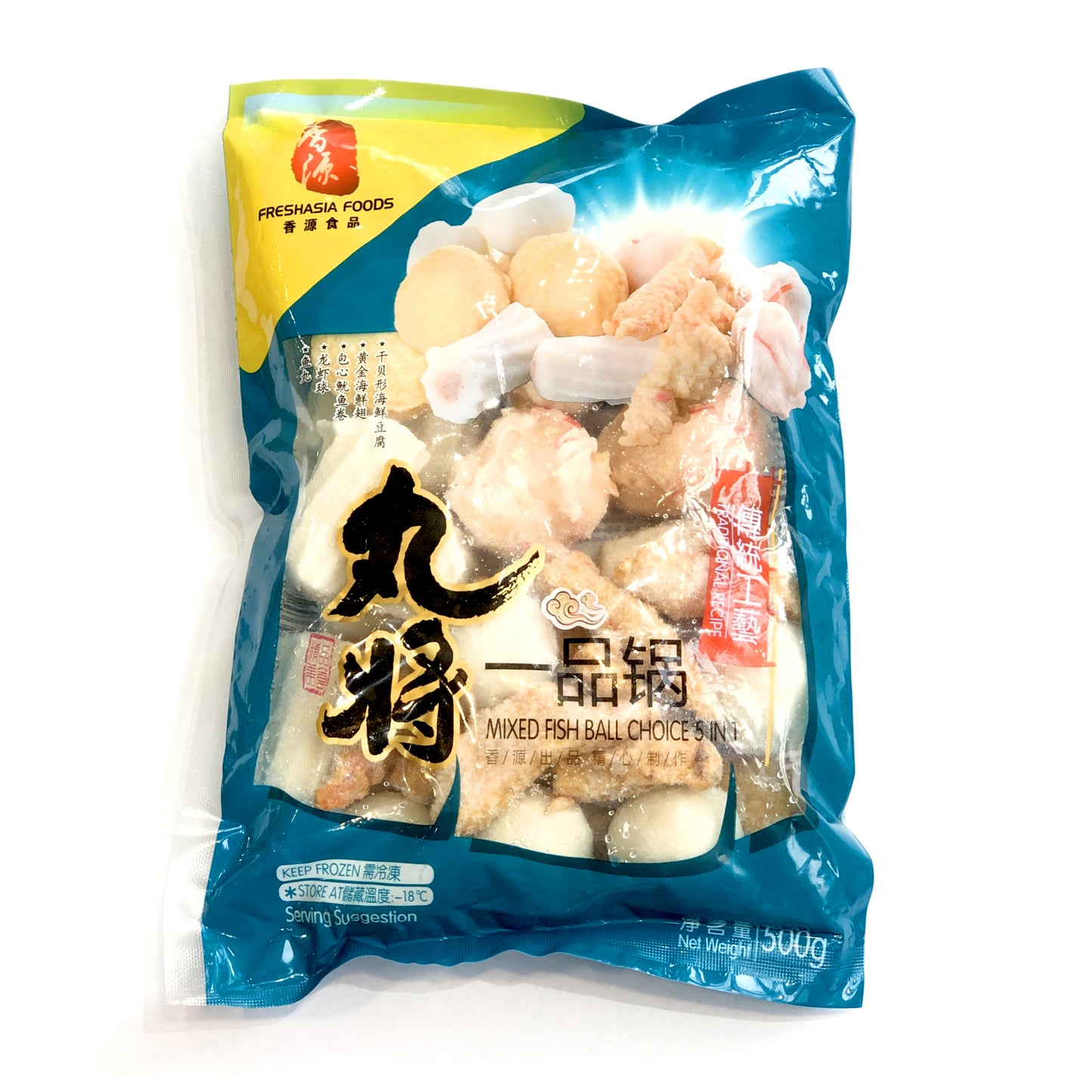 WJ Mixed Fish Ball Choice 5 in 1 500g 丸将 一品锅