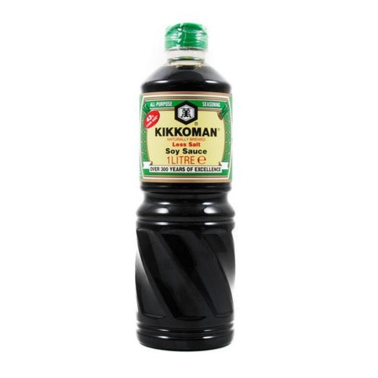 Kikkoman Soy Sauce Less Salt 975ml 万字 低盐酱油