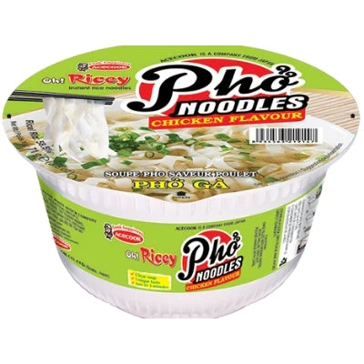 Oh! Ricey Pho Noodle Chicken Flavour (Bowl) 71g Oh! Ricey 碗装越南河粉 雞肉味