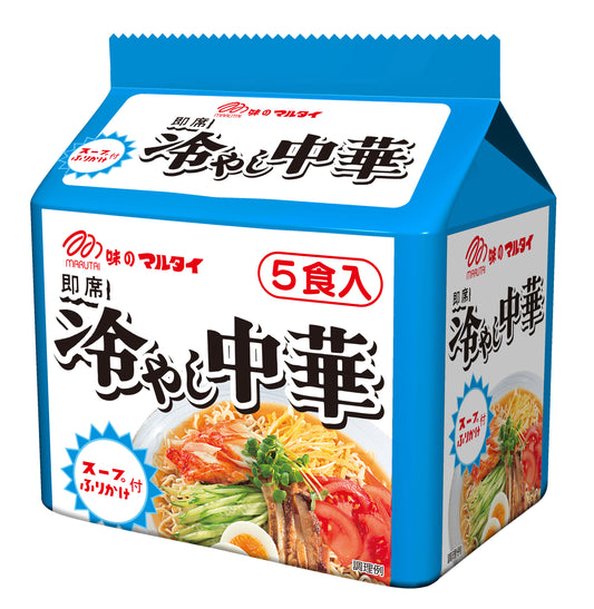 [新品] 日本中華冷麵 (5人前) 515g Marutai Nagahama-Chilled Chinese Noodles 5 Servings