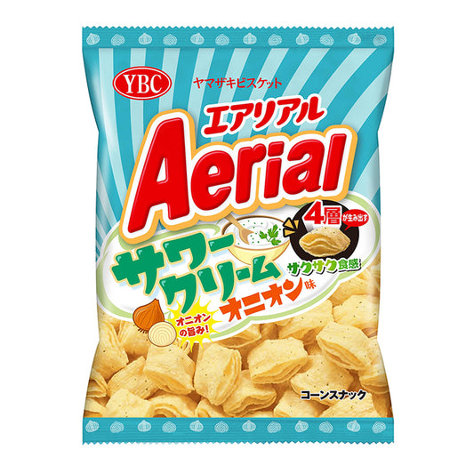 [新品] 日本4層粟米脆脆(酸奶洋蔥味) 65g Aerial Corn Snack Sour Cream Onion