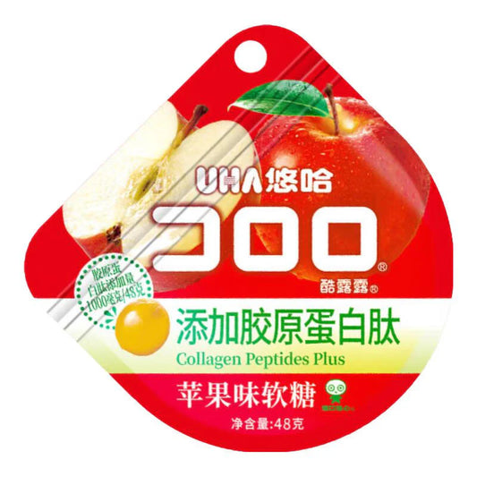 [新品] 悠哈 酷露露蘋果味果汁軟糖 48g UHA Kororo Soft Candy (Apple Flavour)