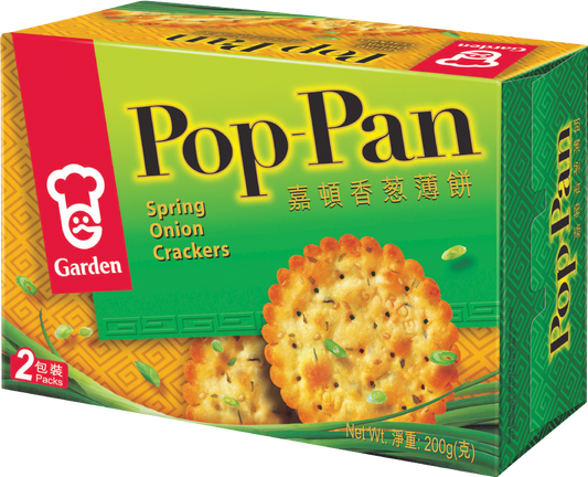 [新品] 嘉頓 香蔥薄餅 200g GARDEN Spring Onion Crackers ／