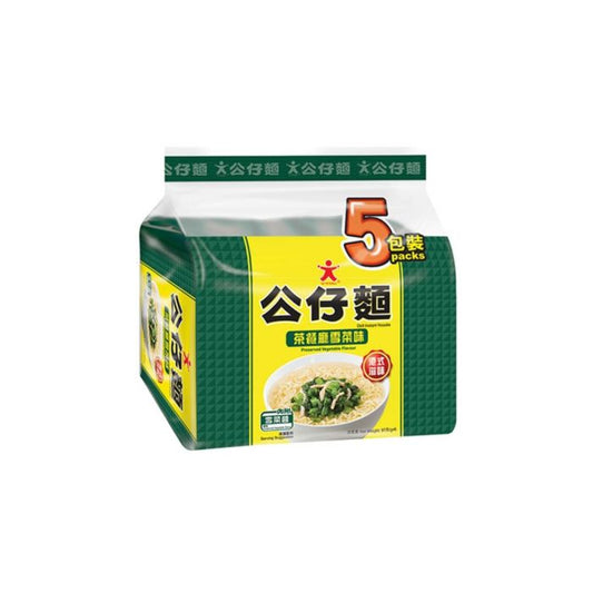 [新品] 公仔麵-雪菜味(5pcs)485g DOLL Instant Noodle - Preserved Vegetable