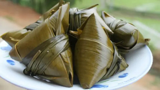 鮮製端午粽 - 梘水紅豆(鹹蛋黃) Handmade Rice Dumpling (Red Bean with Salted Egg Yolk)