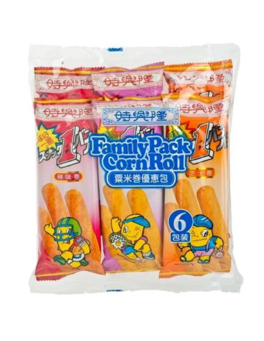 [新品] 時興隆 粟米卷15gx6packs SHL Family Pack Corn Roll