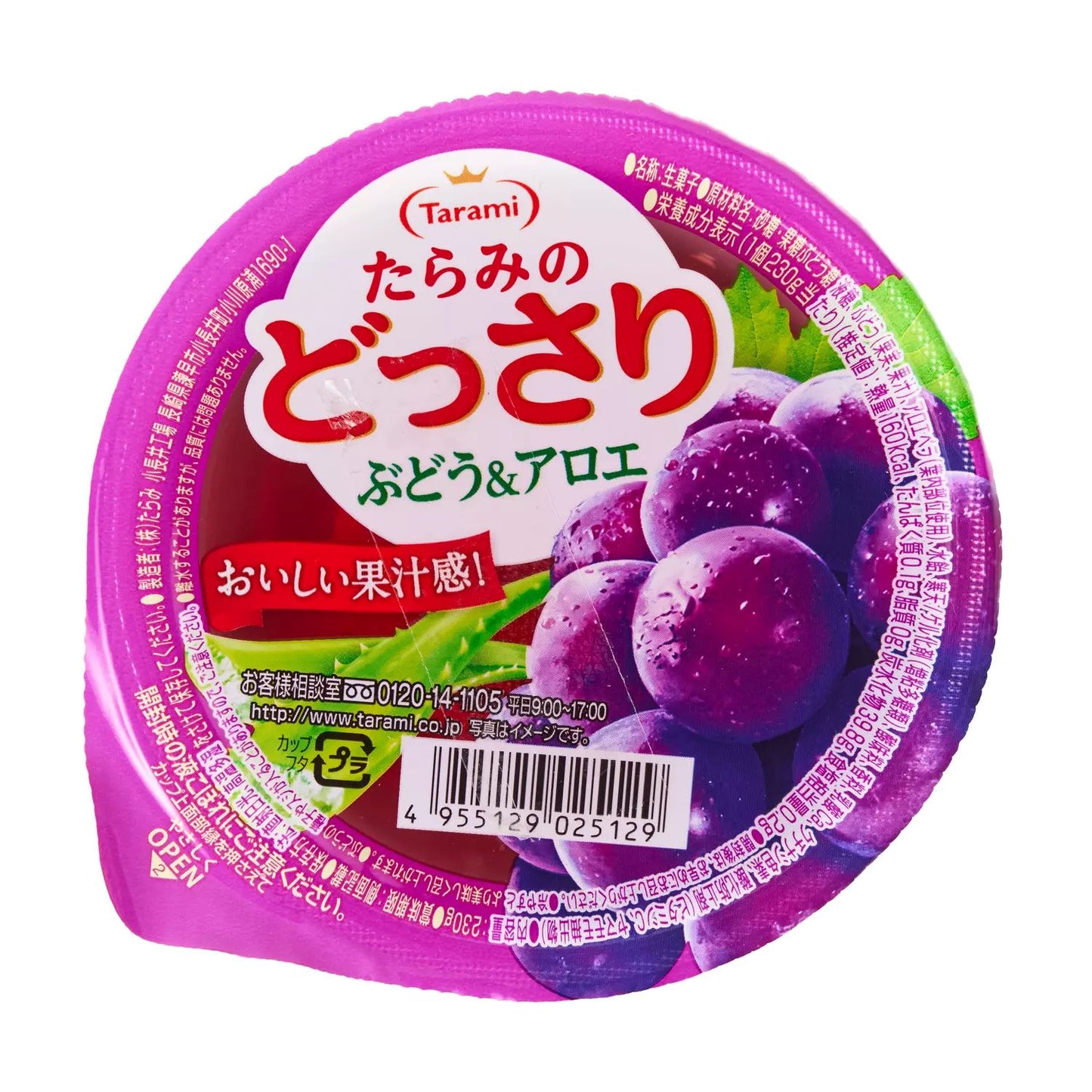 TARAMI Grape & Aloe Jelly 230g TARAMI 葡萄&蘆薈果凍