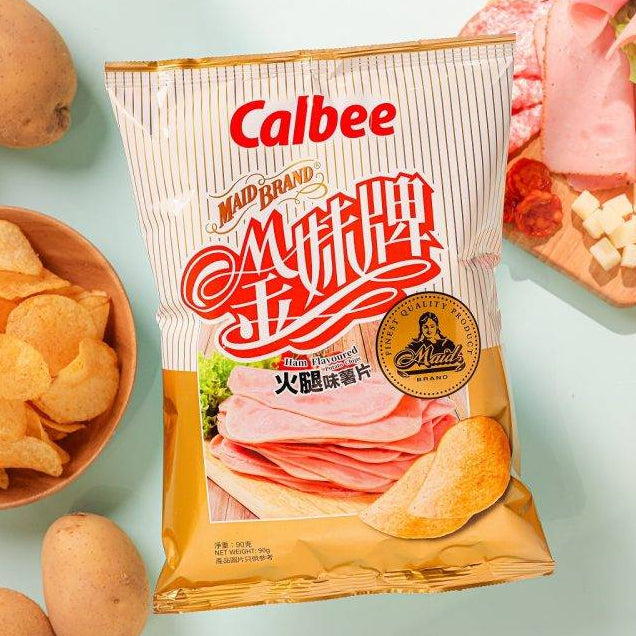 [促銷] 卡樂B薯片 - 金妹牌火腿味 55g Calbee Potato Chips - Ham Flavour