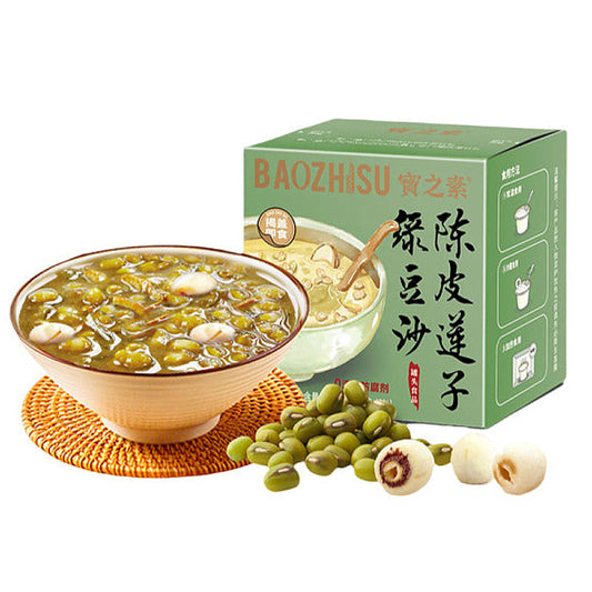 [新品] 寶之素 陳皮蓮子綠豆沙 195g BO Green Bean Soup with Dried Tangerine Peel and Lotus Seeds