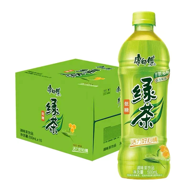 【箱價】KSF Green Tea 15x500ml 康师傅 绿茶 每箱