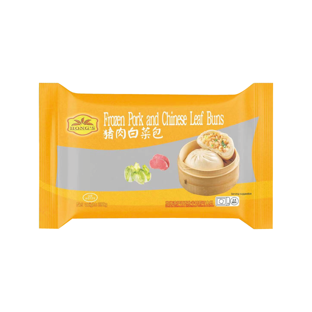 [新品]鴻字 豬肉白菜包 280g Hong's Pork & Chinese Leaf Bun