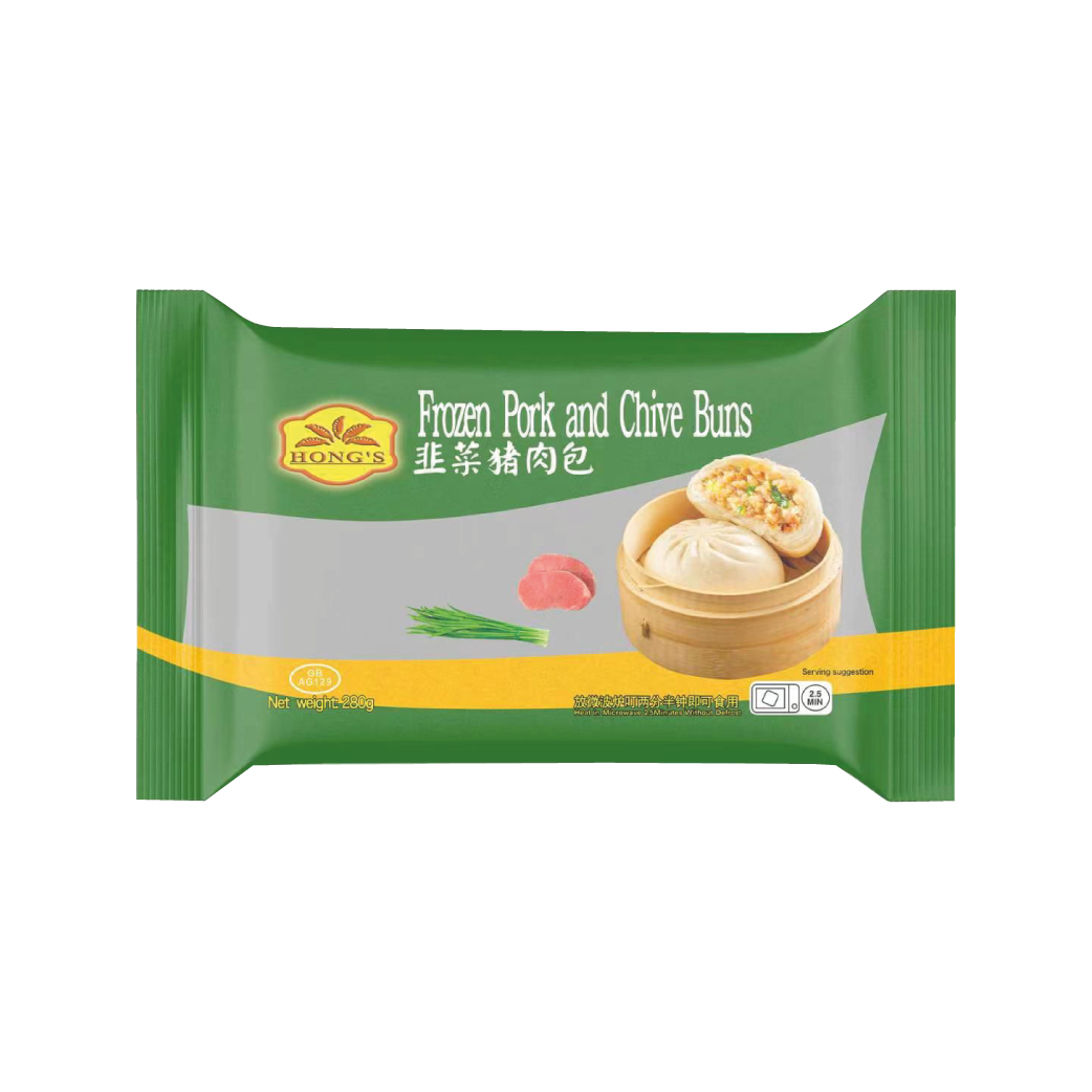 [新品]鴻字 韭菜豬肉包 280g Hong's Pork & Chive Bun