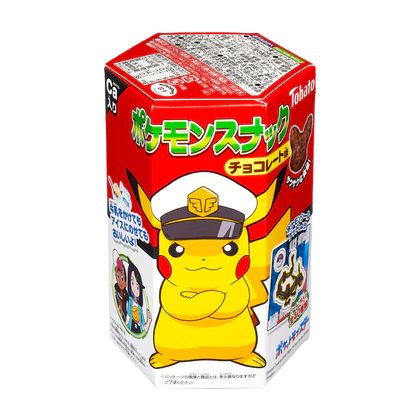 Pokemon Choco Corn Snacks 23g 比卡超可可味粟米小吃