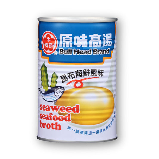 [新品] 牛頭牌 原味高湯 - 昆布海鮮風味 411ml BH Seaweed Seafood Broth