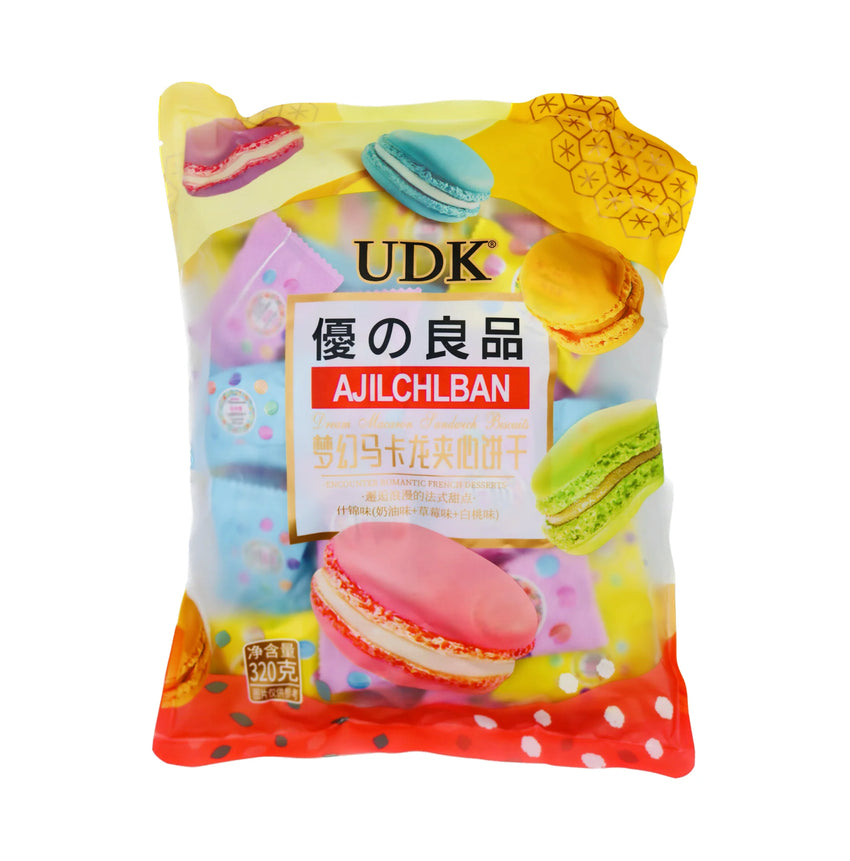 UDK Macaroon Cookies Assorted Flavour 320g 優之良品 馬卡龍什錦夾心餅