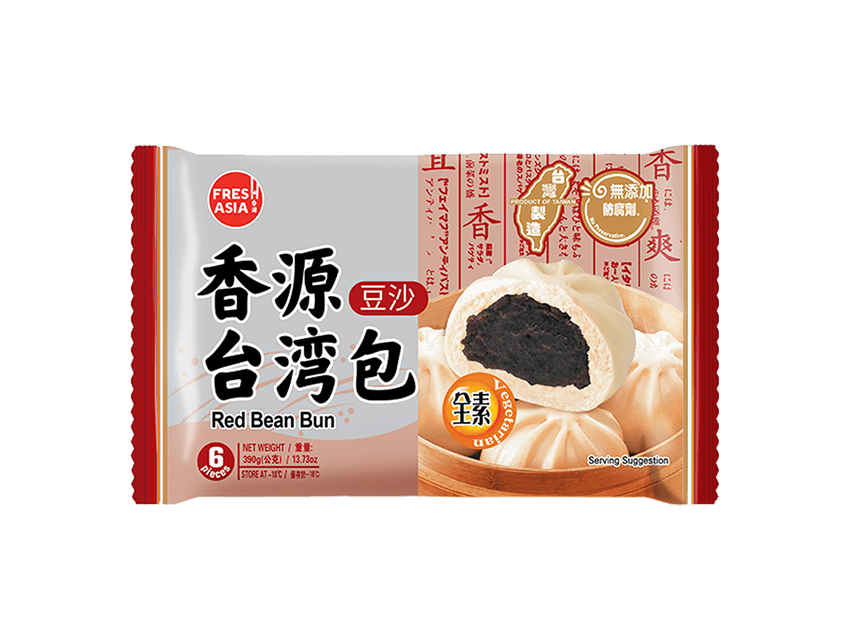 香源 台灣豆沙包 390g FA TW Red Bean Bun