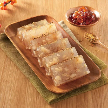 [新品] 陳記 桃膠桂花馬蹄糕 600g CK Peach Gum Water Chestnut Cake with Osmanthus