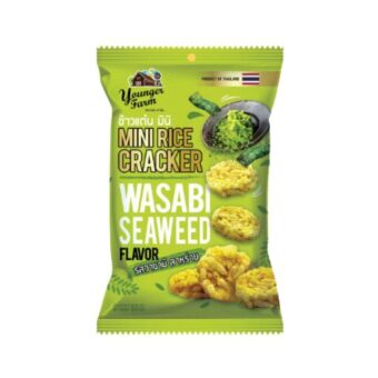[新品] YF 小酥餅 - 日本芥末海苔 60g YOUNGER FARM Mini Cracker - Wasabi Seaweed