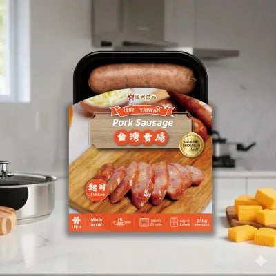 [新品] 漢典 台灣香腸(起司) 240g HAN DIAN Taiwanese Sausage(Cheese)