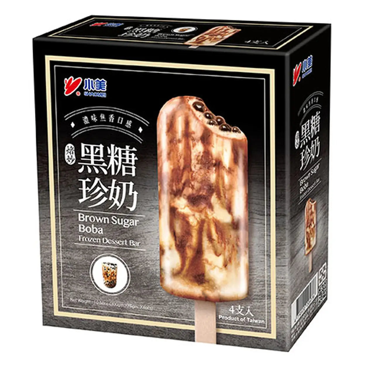 [新品] 小美雪糕-黑糖珍奶300g SM Brown Sugar Boba Ice Bar