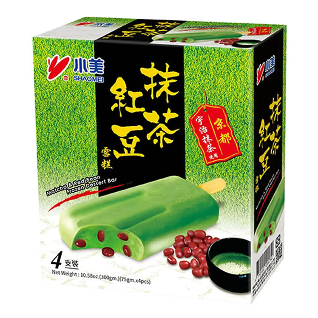 [新品] 小美雪糕-抹茶紅豆300g SM Matcha & Red Bean Ice Bar